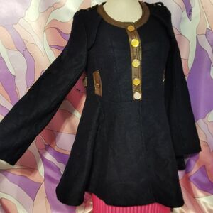 Beberose Black Coat Size Small Harajuku Coquette Y2K Gyaru Ank Rouge Style Cute